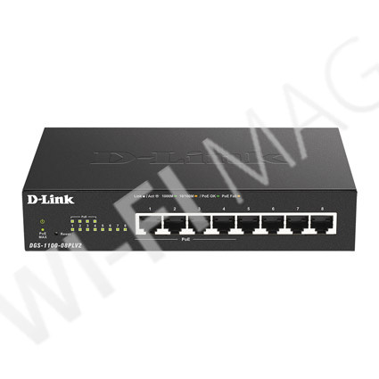 D-Link DGS-1100-08PLV2/A1A управляемый коммутатор POE
