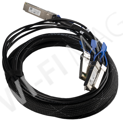 Mikrotik 100 Gbps QSFP28 to 4x25G SFP28 brake-out cable, соединительный DAC-кабель, длина 3 м.