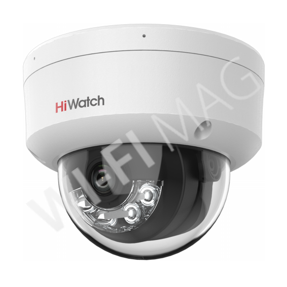 HiWatch DS-I452M(B) (2.8mm) 4Мп уличная купольная IP-камера с ИК-подсветкой до 30м