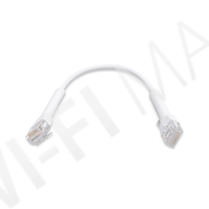 Ubiquiti UniFi Ethernet Patch Cable, 0,1m, Cat6, White (U-Cable-Patch-RJ45), патч-кабель соединительный, белый