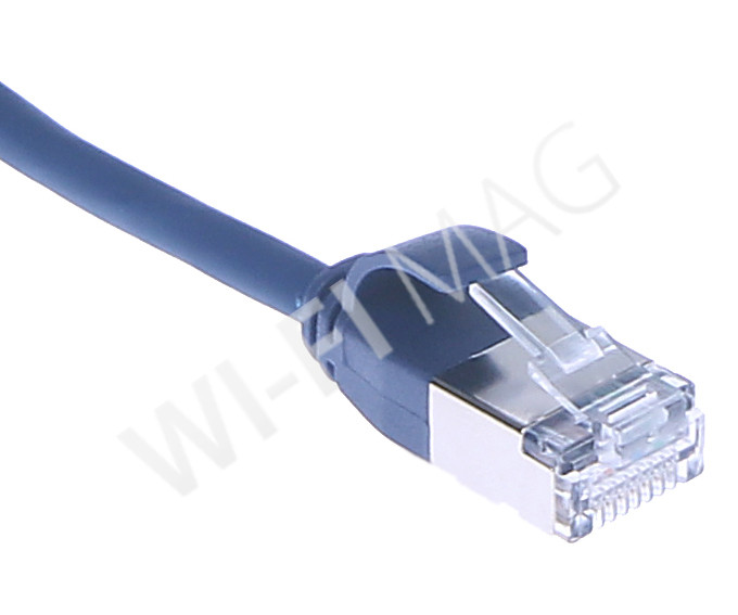 Кабель патч-корд Masterlan Comfort patch cable U/FTP, Cat6A, extra slim, LSZH, 5 м, экранированный, синий
