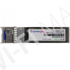 Conexpro S+3327LC-20 модуль SFP+ Single Mode, 10 Гбит/с, LC, WDM/BiDi, 20 км (Tx=1330/Rx=1270)