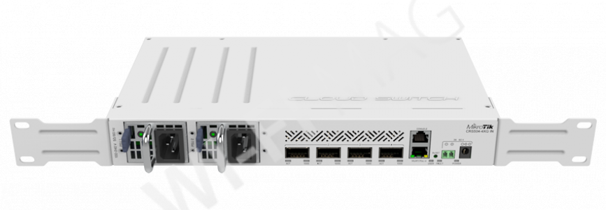 Mikrotik Cloud Router Switch CRS504-4XQ-IN, коммутатор с функциями маршрутизатора