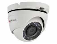 HiWatch DS-T203 (6 mm) 2Мп уличная купольная HD-TVI камера с ИК-подсветкой до 20м