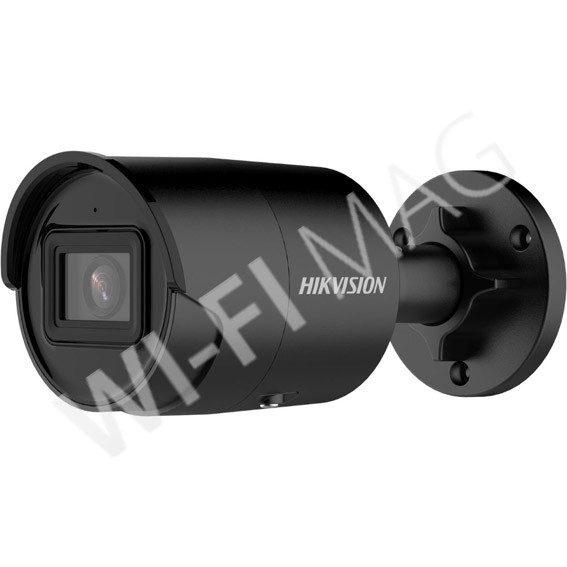 Hikvision DS-2CD2046G2-IU(C) (Black) (2.8mm) 4 Мп уличная цилиндрическая IP-видеокамера